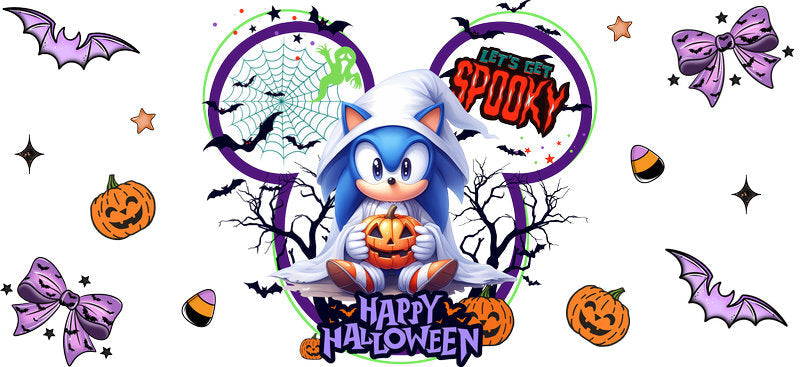 Halloween  UV DTF Cup Wrap Tumbler Decal Glass Can Wrap for 16oz Libbey KA-12374