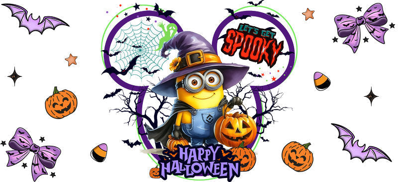 Halloween  UV DTF Cup Wrap Tumbler Decal Glass Can Wrap for 16oz Libbey KA-12376