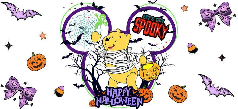 Halloween  UV DTF Cup Wrap Tumbler Decal Glass Can Wrap for 16oz Libbey KA-12388