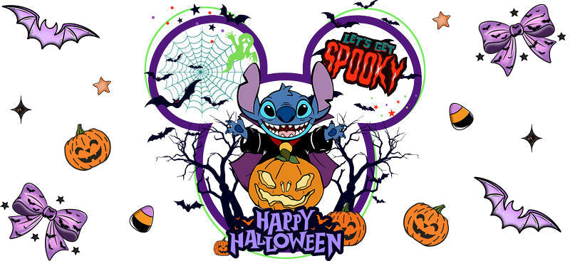 Halloween  UV DTF Cup Wrap Tumbler Decal Glass Can Wrap for 16oz Libbey KA-12391