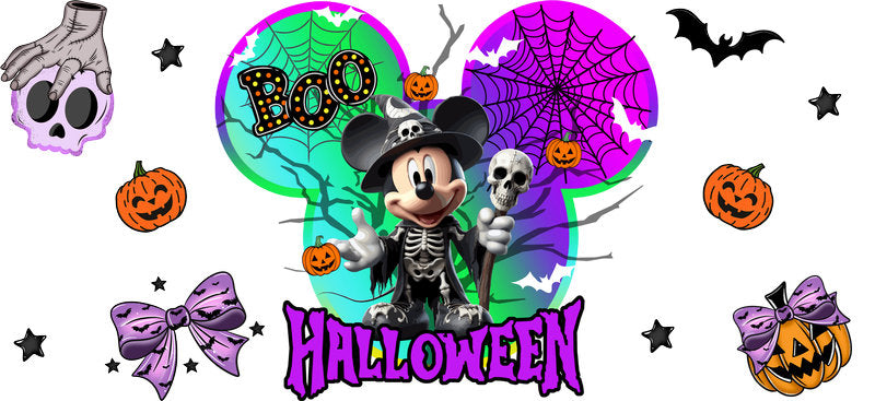 Halloween  UV DTF Cup Wrap Tumbler Decal Glass Can Wrap for 16oz Libbey KA-12395
