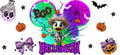 Halloween  UV DTF Cup Wrap Tumbler Decal Glass Can Wrap for 16oz Libbey KA-12397