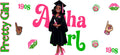 Sorority Graduation Girl UV DTF Cup Wrap for 16oz Libbey Glass KA-12449