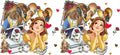 Elegant Fairy Tale Princess UV DTF Cup Wrap for 16oz Libbey Glass KA-12547