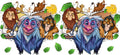 Wild Animal Fantasy Adventure UV DTF Cup Wrap for 16oz Libbey Glass KA-12554