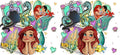 Mermaid Ocean Fantasy UV DTF Cup Wrap for 16oz Libbey Glass KA-12555