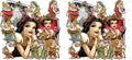 Fantasy Princess Character UV DTF Cup Wrap for 16oz Libbey Glass KA-12565