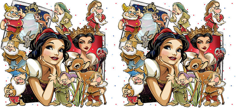 Fantasy Princess Character UV DTF Cup Wrap for 16oz Libbey Glass KA-12565