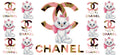 Designer Brand Cartoon UV DTF Cup Wrap for 16oz Libbey Glass KA-12614