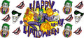 Creepy Clown Horror UV DTF Cup Wrap Transfer for Tumblers KA-12735