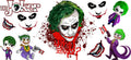 Creepy Clown Horror UV DTF Cup Wrap Transfer for Tumblers KA-12753