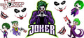 Creepy Clown Horror UV DTF Cup Wrap Transfer for Tumblers KA-12755