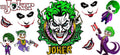 Creepy Clown Horror UV DTF Cup Wrap Transfer for Tumblers KA-12756