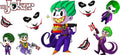 Creepy Clown Horror UV DTF Cup Wrap Transfer for Tumblers KA-12757