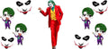 Creepy Clown Horror UV DTF Cup Wrap Transfer for Tumblers KA-12764