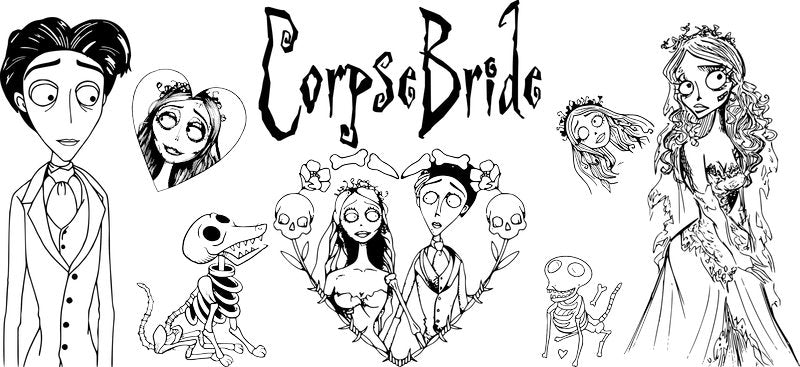 Gothic Skeleton Couple Design UV DTF Cup Wrap for 16oz Libbey Glass KA-12771