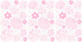 Pink Seashell Pattern UV DTF Cup Wrap for 16oz Libbey Glass KA-12816
