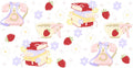 Fairy Garden Pattern UV DTF Cup Wrap for 16oz Libbey Glass KA-12829