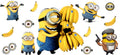 Banana Cartoon Friends UV DTF Cup Wrap for 16oz Libbey Glass KA-12870