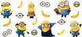 Banana Cartoon Friends UV DTF Cup Wrap for 16oz Libbey Glass KA-12889