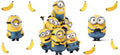 Banana Cartoon Friends UV DTF Cup Wrap for 16oz Libbey Glass KA-12901