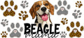 Beagle Mama Glass Can Wrap for 16oz Libbey Glass KA-12928