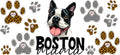 Boston Terrier Mama UV DTF Transfer for 16oz Glass Can KA-12932