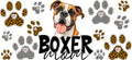 Boxer Mom Cup Decal for 16oz Beer Can Glass KA-12934