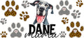 Great Dane Mama Cup Decal for 16oz Beer Can Glass KA-12949
