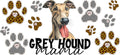 Greyhound Mama Tumbler Wrap for 16oz Glass KA-12950