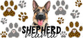 German Shepherd Mama Tumbler Wrap for 16oz Glass KA-12965
