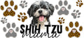 Shih Tzu Mama UV DTF Cup Wrap for 16oz Libbey Glass KA-12966