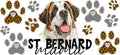 Saint Bernard Mama Glass Can Wrap for 16oz Libbey Glass KA-12968