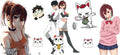 Supernatural Anime Characters UV DTF Transfer for 16oz Glass Can KA-13002