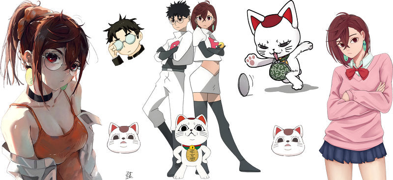 Supernatural Anime Characters UV DTF Transfer for 16oz Glass Can KA-13002