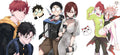 Supernatural Anime Characters UV DTF Transfer for 16oz Glass Can KA-13005