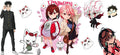 Supernatural Anime Characters UV DTF Transfer for 16oz Glass Can KA-13008