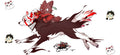 Supernatural Anime Characters UV DTF Transfer for 16oz Glass Can KA-13015