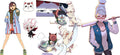 Supernatural Anime Characters UV DTF Transfer for 16oz Glass Can KA-13021