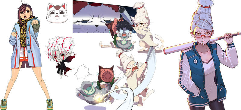 Supernatural Anime Characters UV DTF Transfer for 16oz Glass Can KA-13021