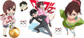 Supernatural Anime Characters UV DTF Transfer for 16oz Glass Can KA-13026