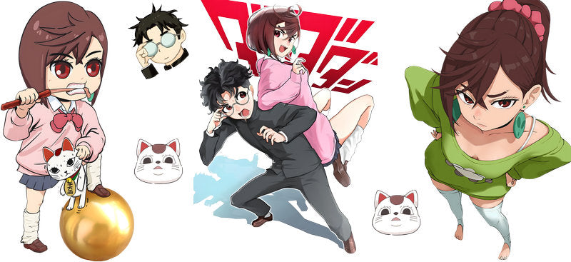 Supernatural Anime Characters UV DTF Transfer for 16oz Glass Can KA-13026