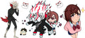 Supernatural Anime Characters UV DTF Transfer for 16oz Glass Can KA-13033