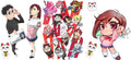 Supernatural Anime Characters UV DTF Transfer for 16oz Glass Can KA-13039