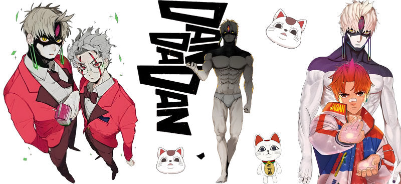 Supernatural Anime Characters UV DTF Transfer for 16oz Glass Can KA-13040