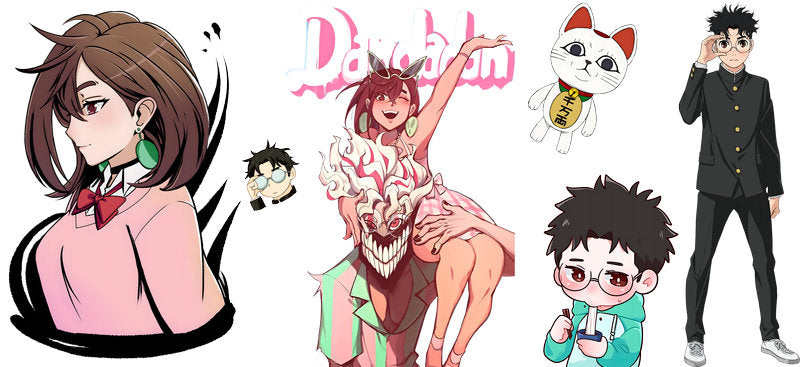 Supernatural Anime Characters UV DTF Transfer for 16oz Glass Can KA-13045