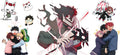 Supernatural Anime Characters UV DTF Transfer for 16oz Glass Can KA-13048