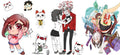 Supernatural Anime Characters UV DTF Transfer for 16oz Glass Can KA-13050