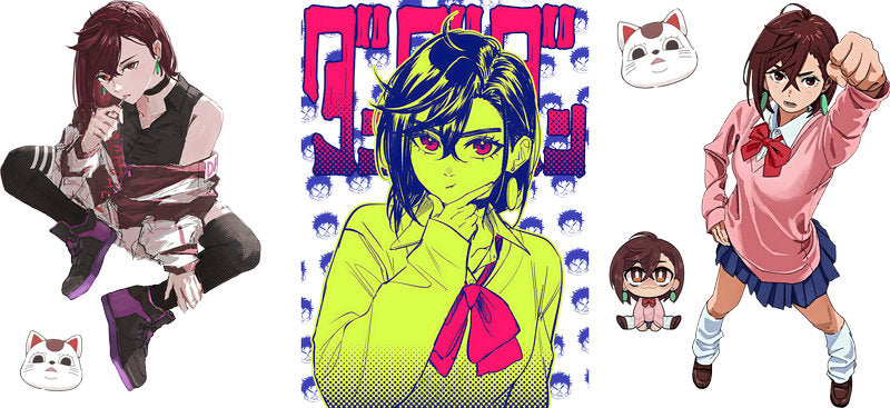 Supernatural Anime Characters UV DTF Transfer for 16oz Glass Can KA-13061