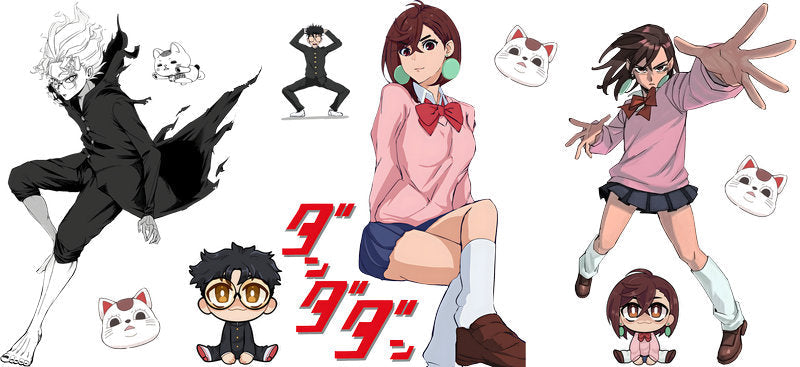 Supernatural Anime Characters UV DTF Transfer for 16oz Glass Can KA-13066
